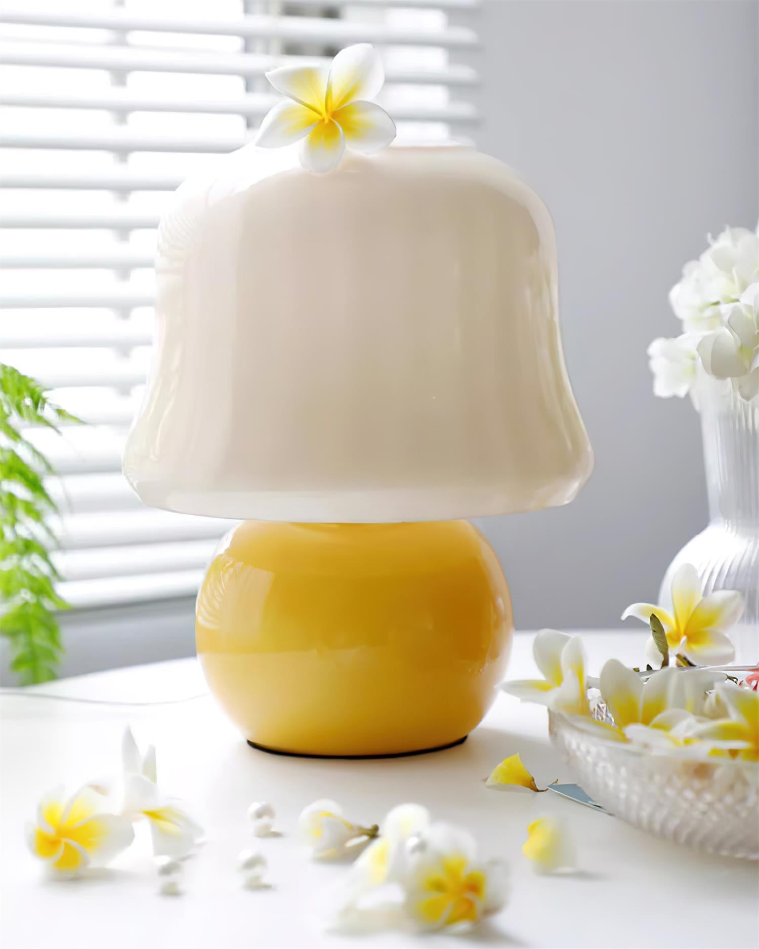Sorense svampeformet bordlampe