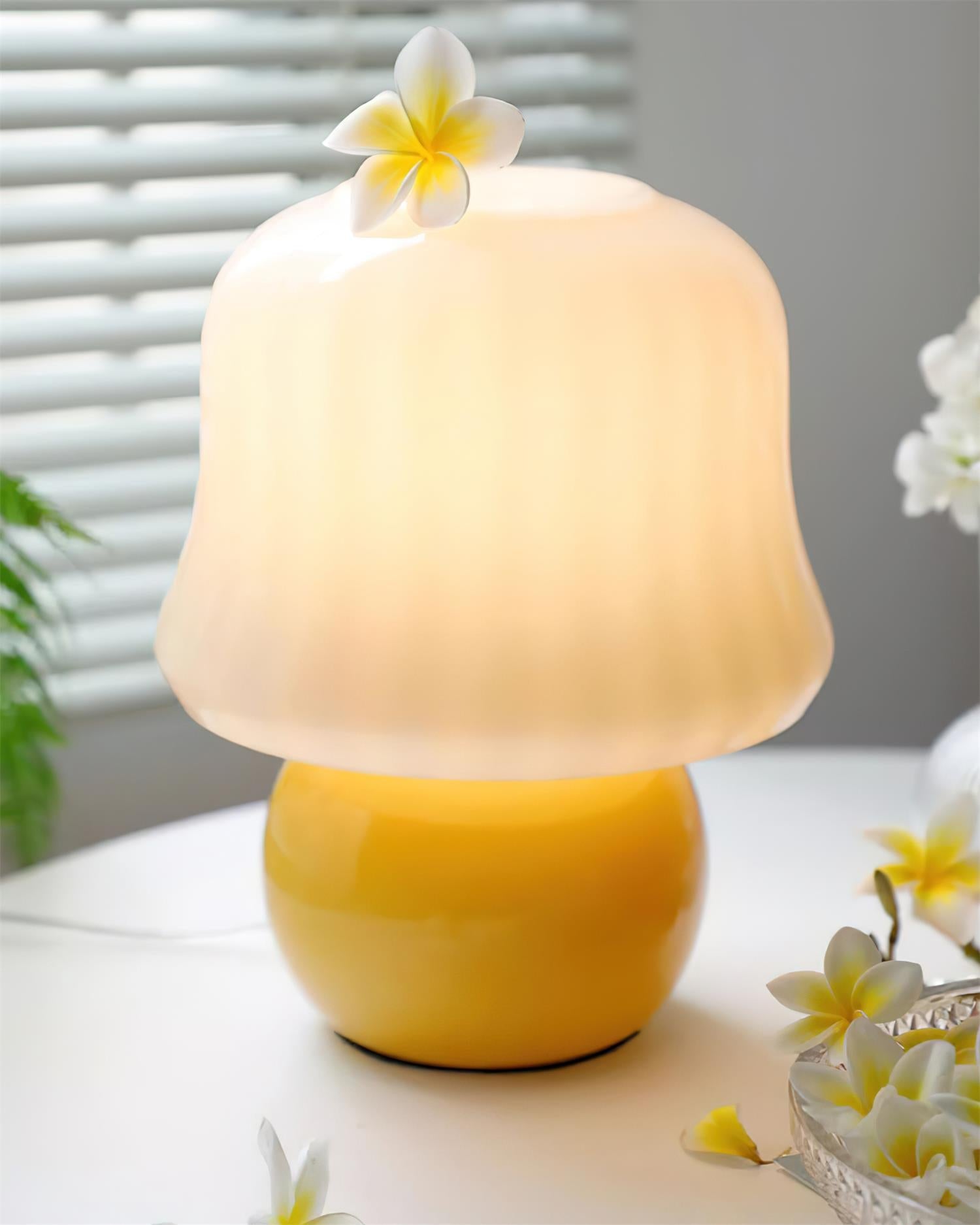 Sorense svampeformet bordlampe