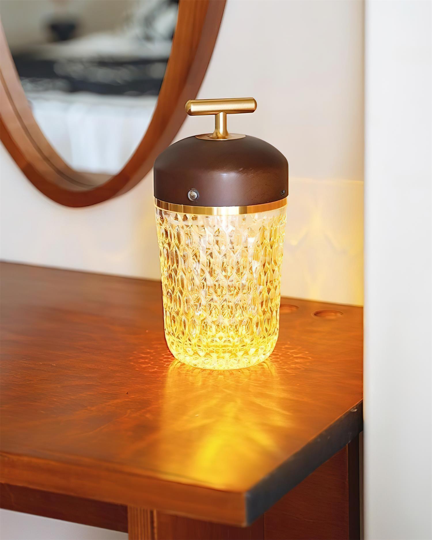 Lokene bærbar bordlampe