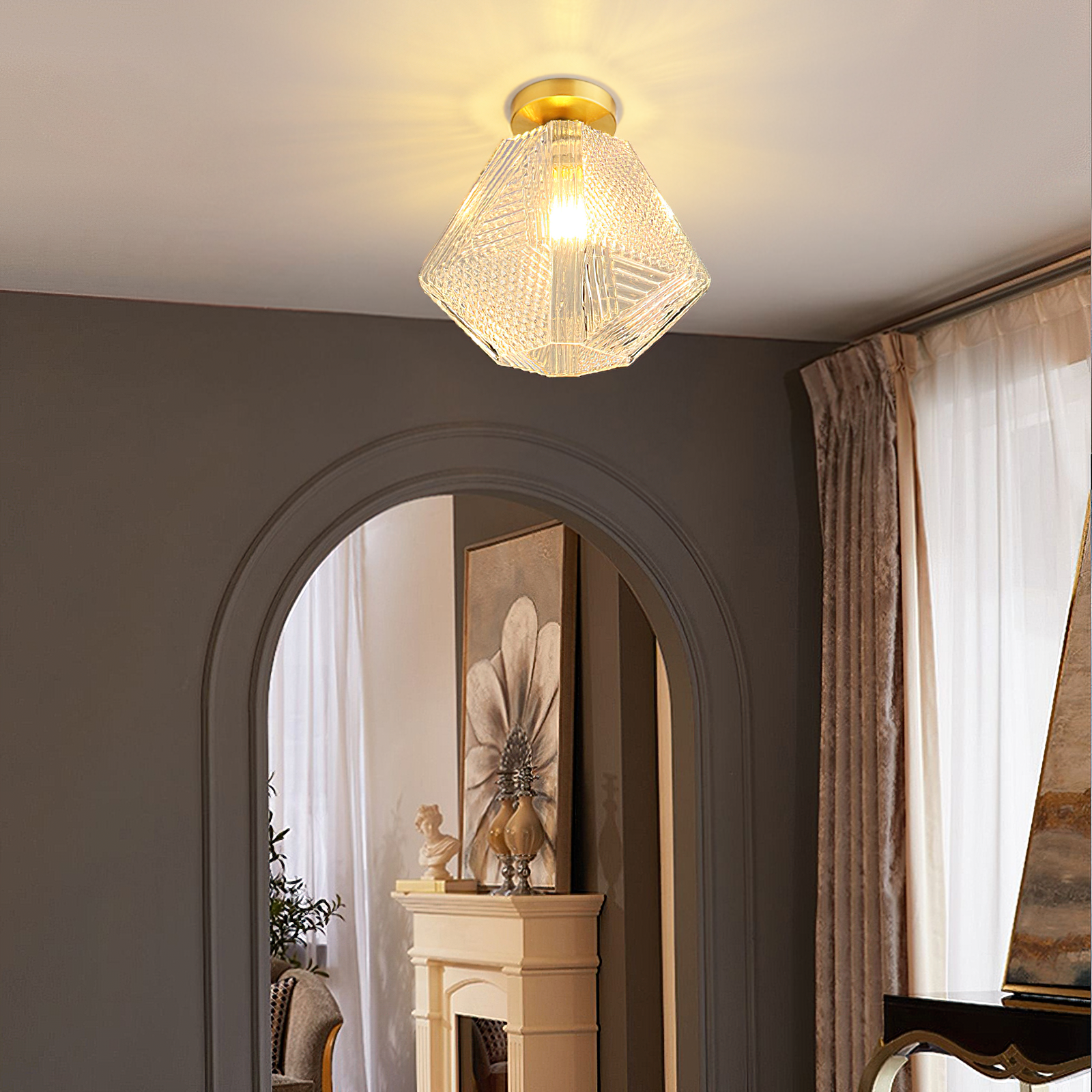Rikreon vintage loftlampe
