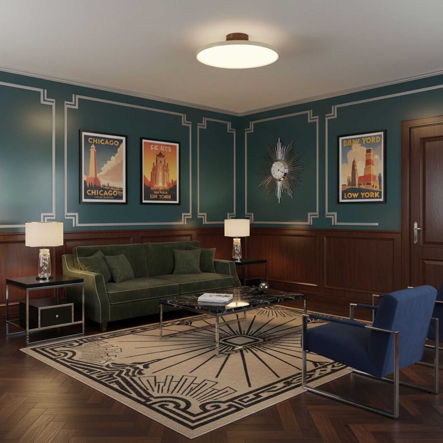 Areri justerbar loftlampe