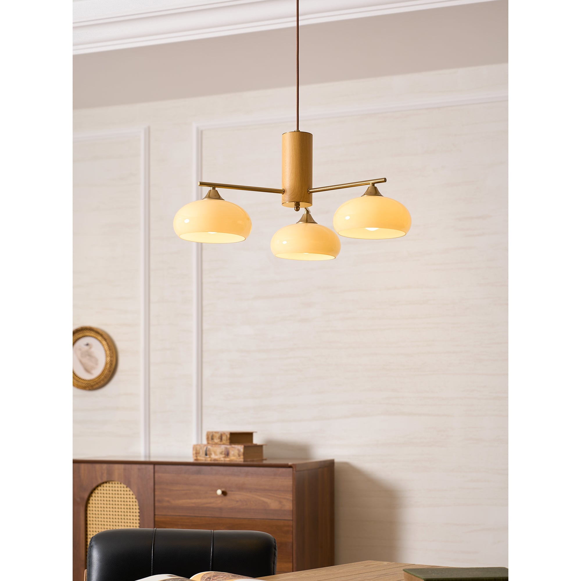 Miksale oval lysekrone