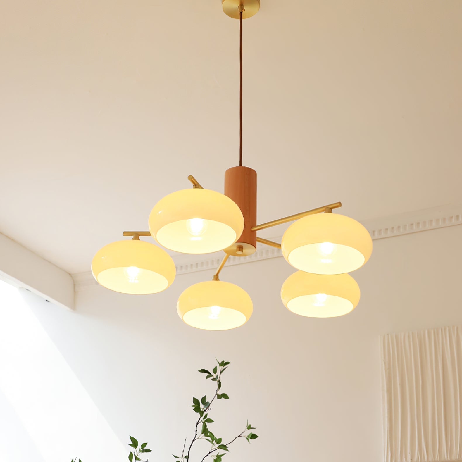 Miksale oval lysekrone