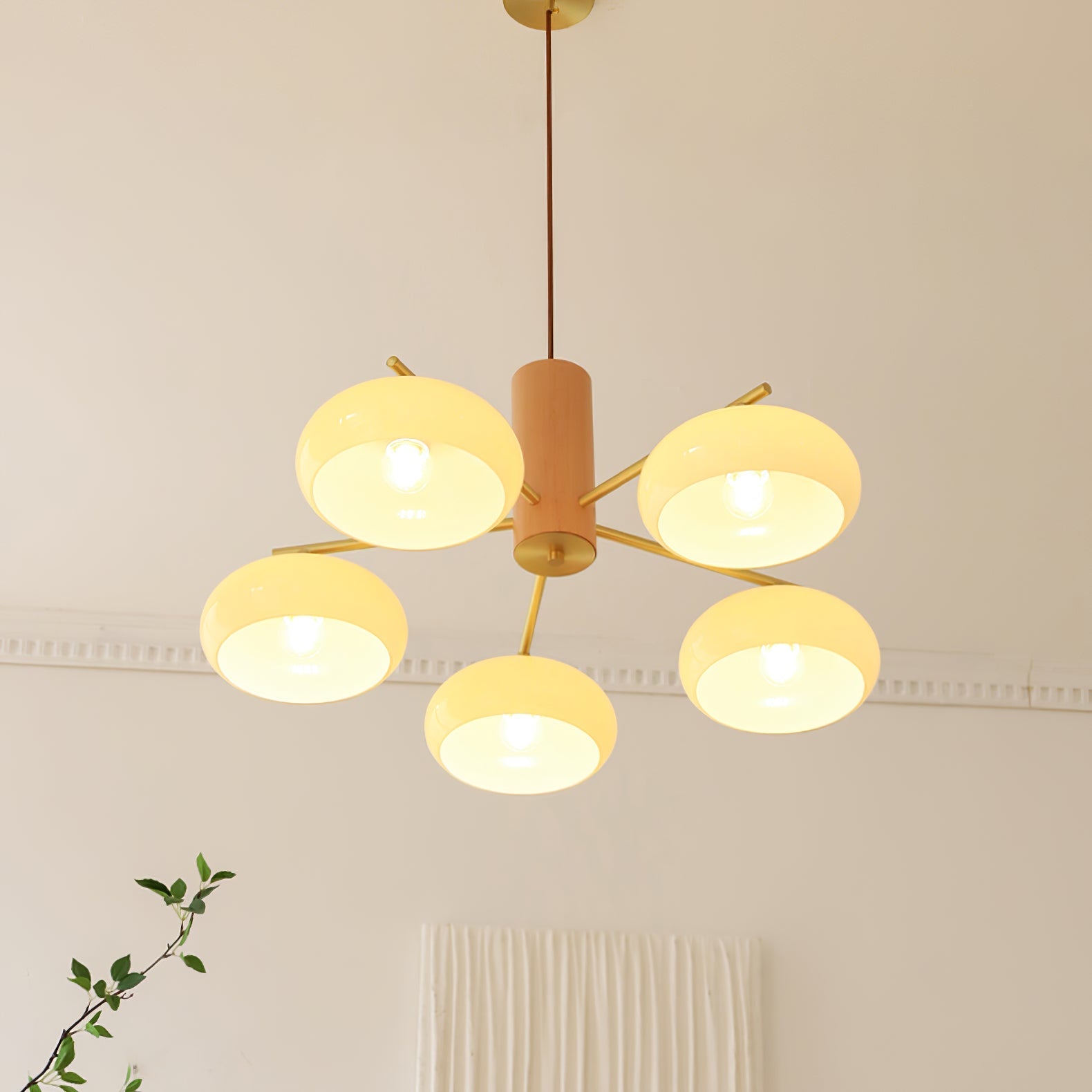Miksale oval lysekrone