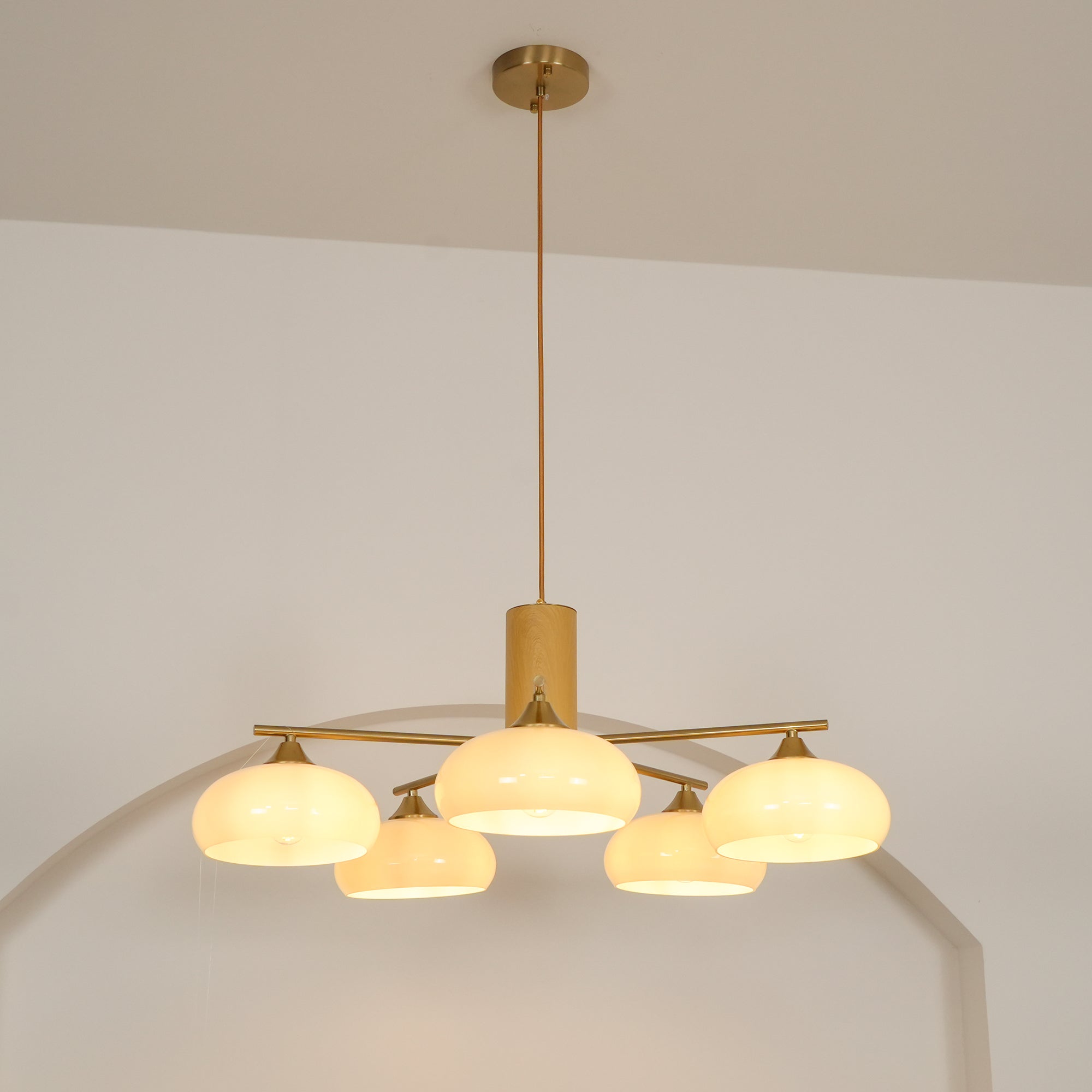 Miksale oval lysekrone