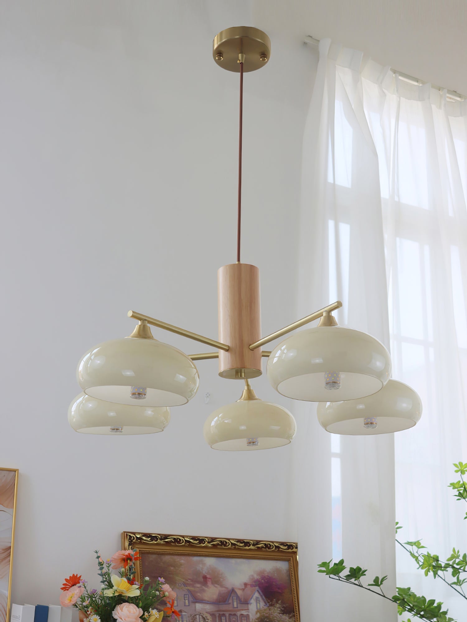 Miksale oval lysekrone