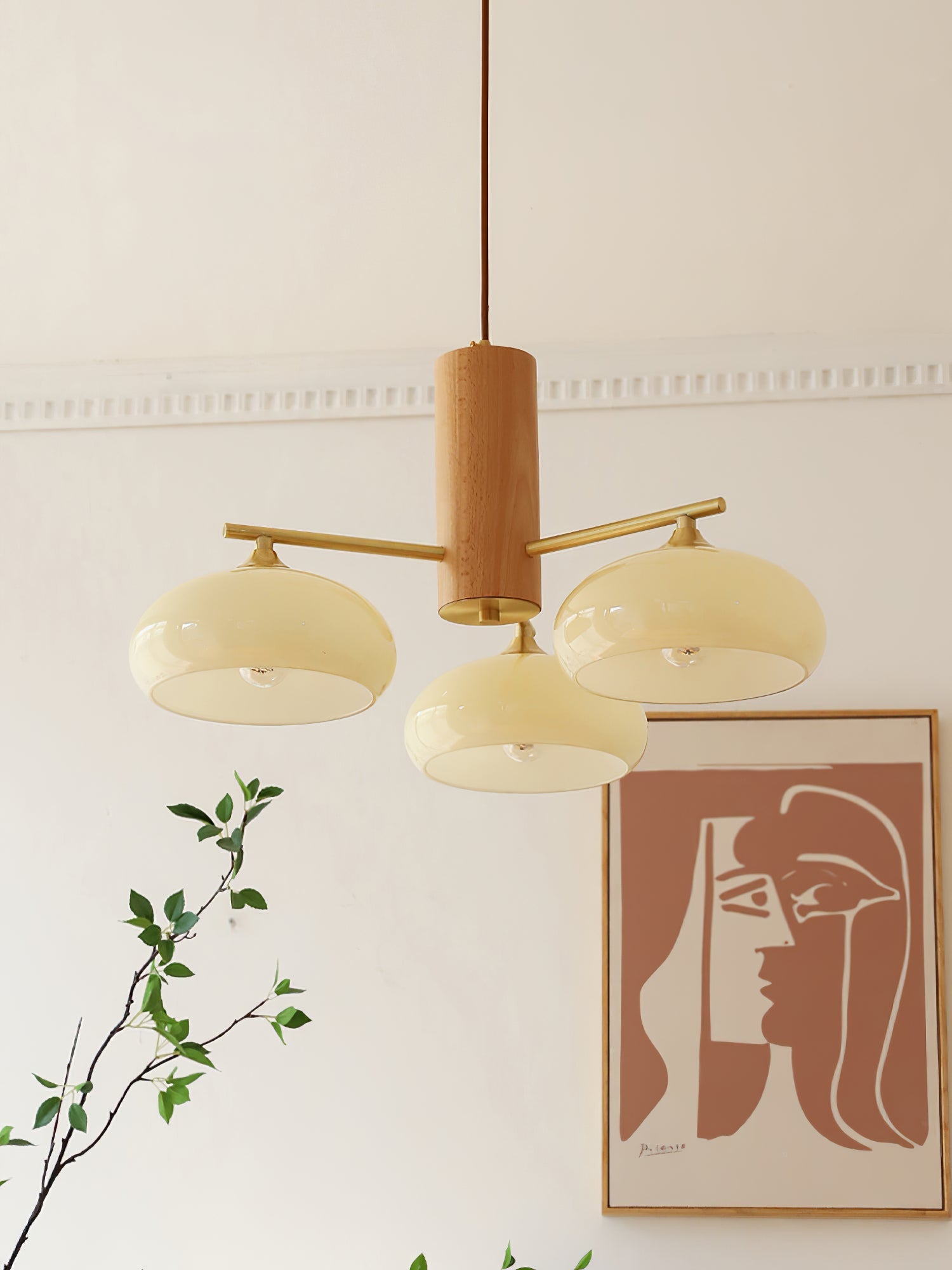 Miksale oval lysekrone