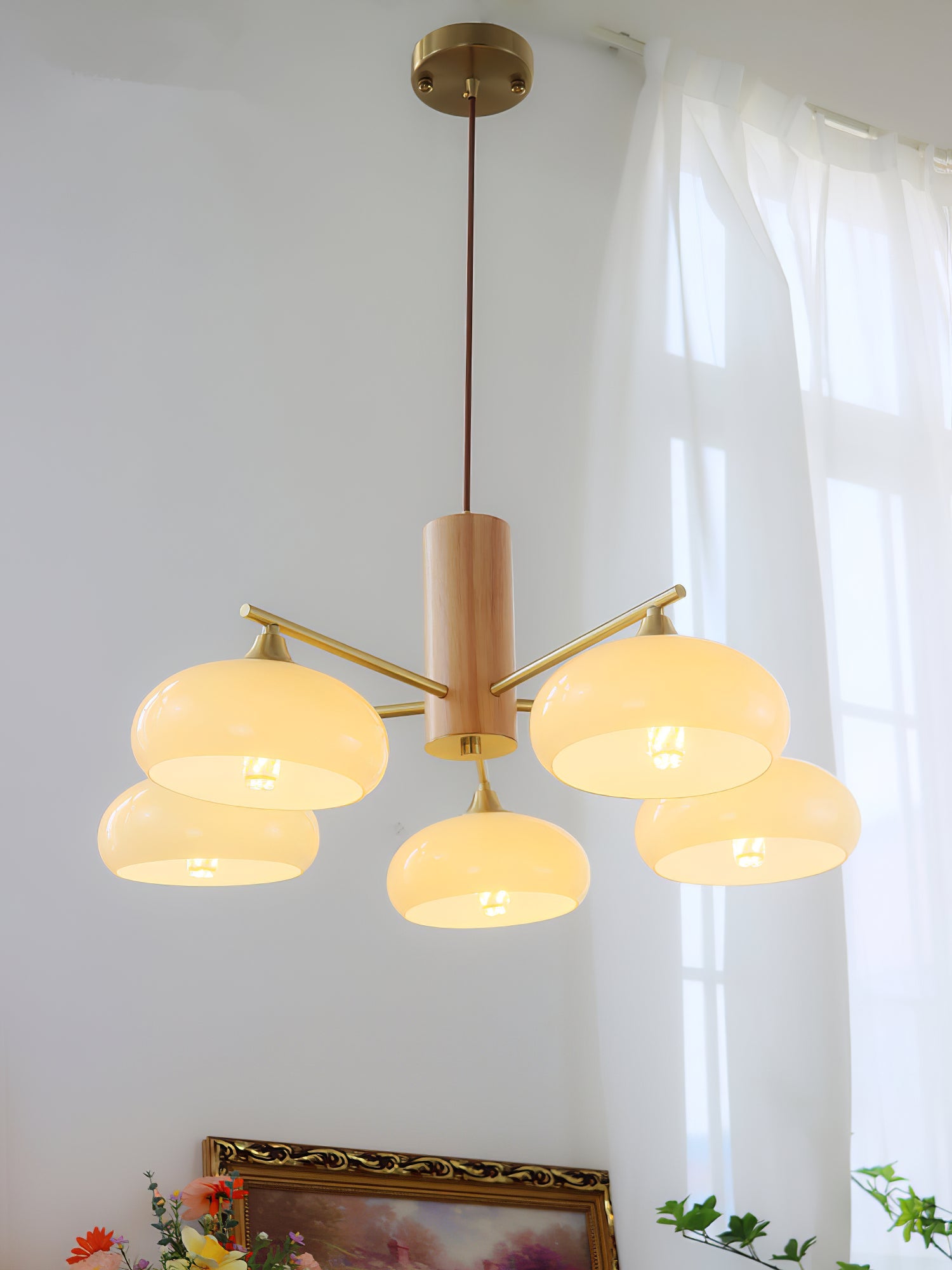 Miksale oval lysekrone