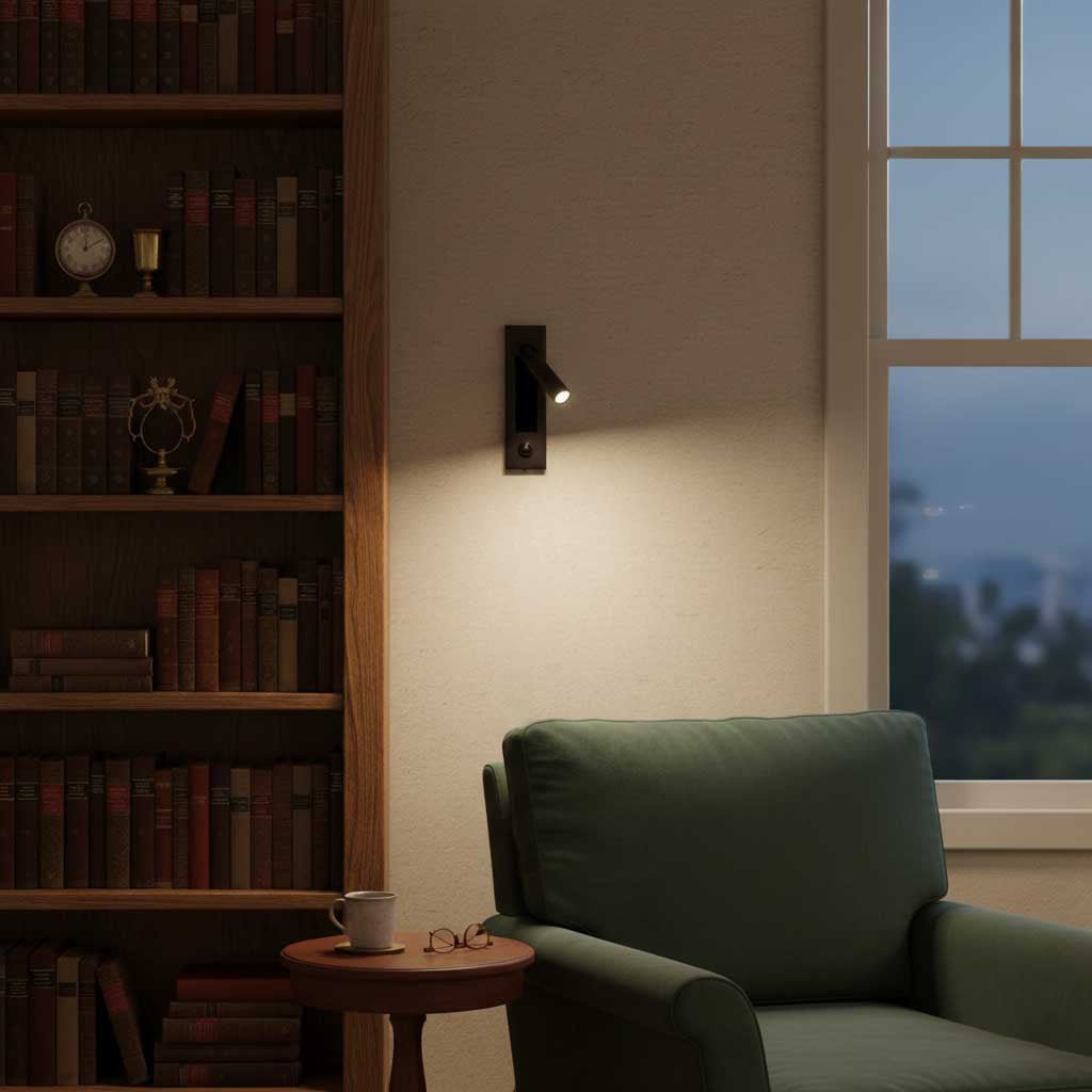 Larsor indbygget væglampe