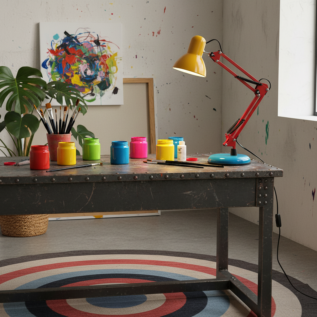 Lokein retro bordlampe