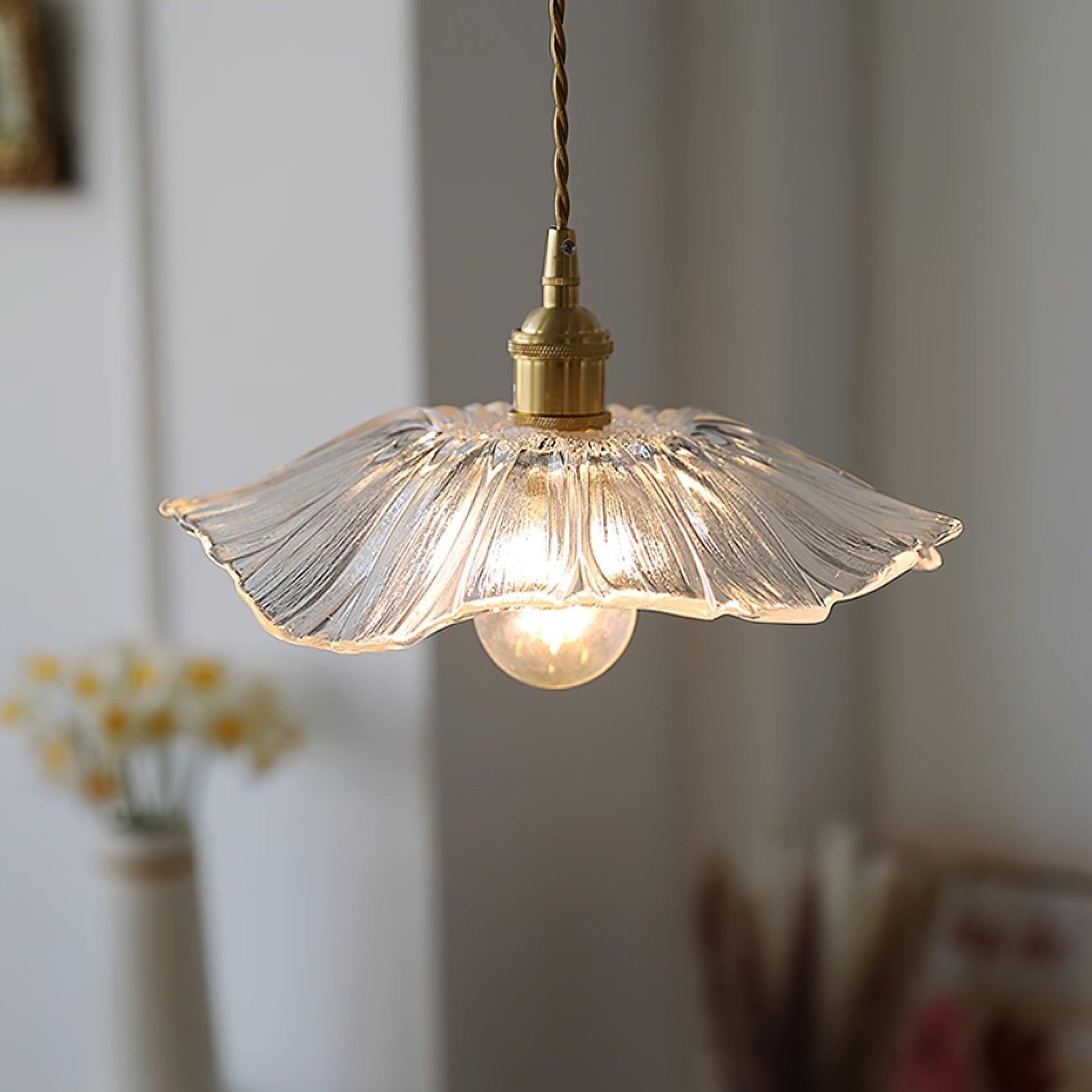 Miore blomstret pendellampe