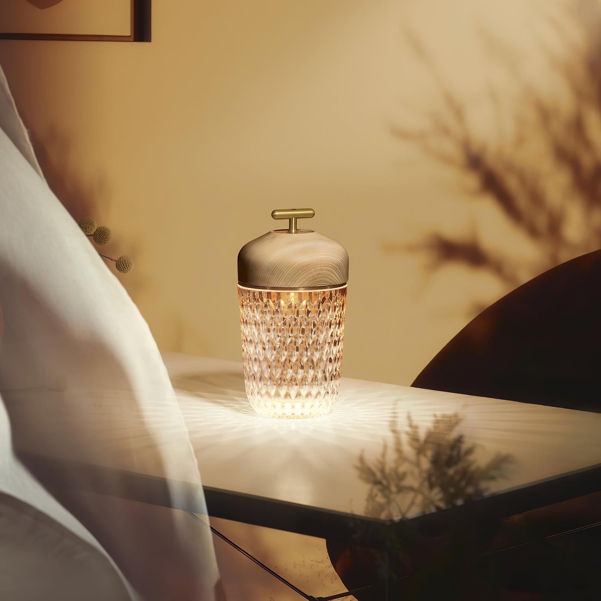 Lokene bærbar bordlampe