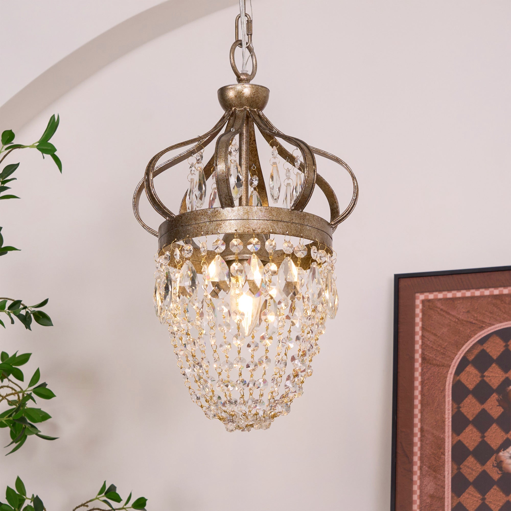 Marirel vintage lysekrone