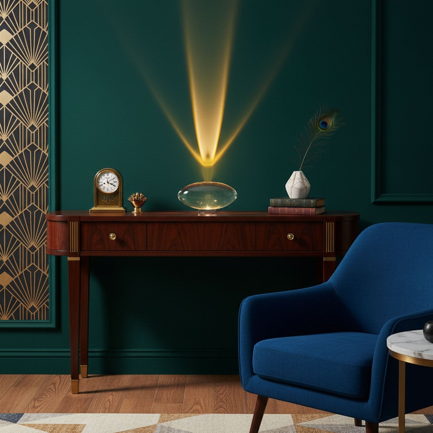 Jorar oval bordlampe