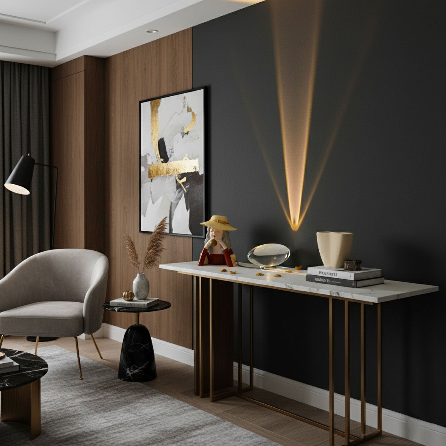 Jorar oval bordlampe