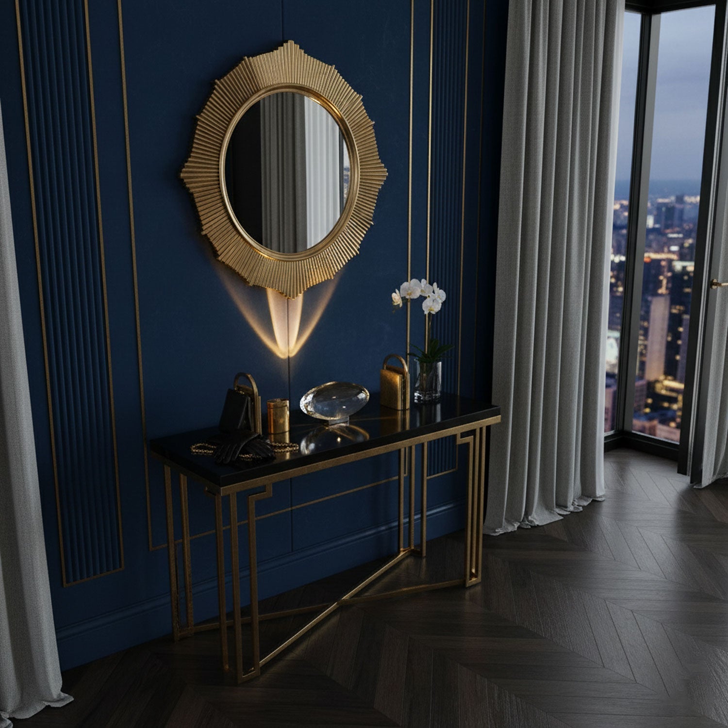 Jorar oval bordlampe