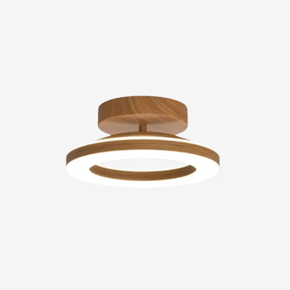 Sivla rund loftlampe