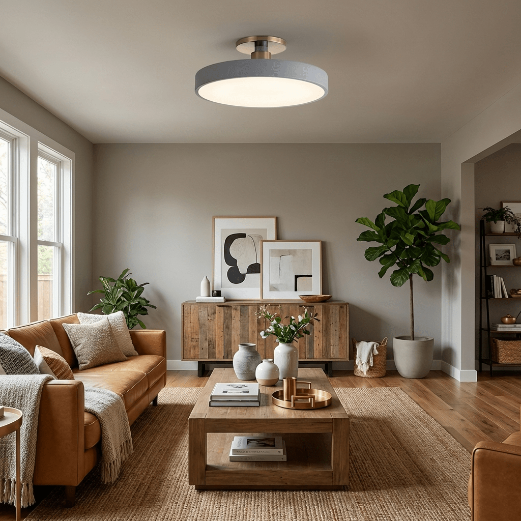 Ylamala rund loftlampe