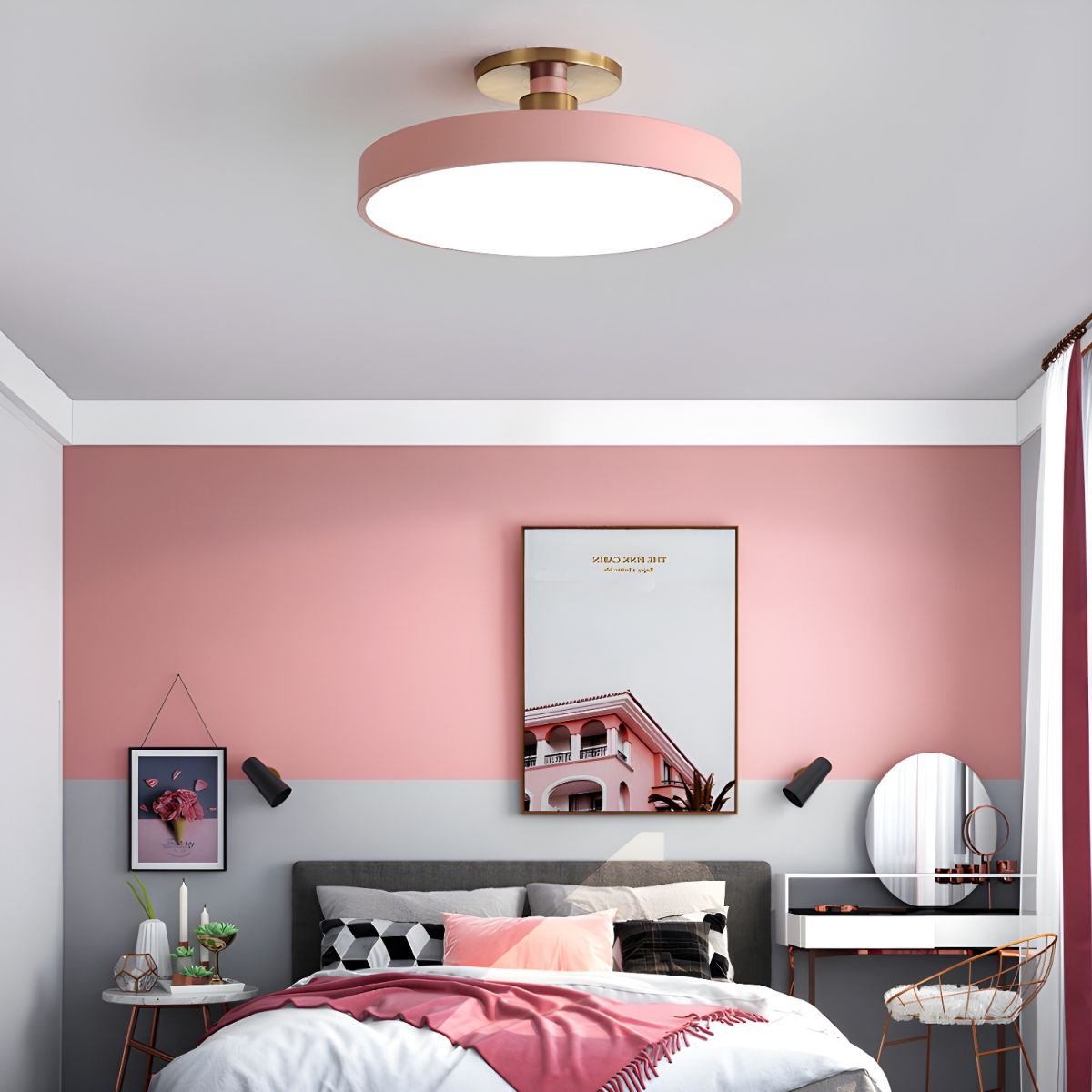 Ylamala rund loftlampe