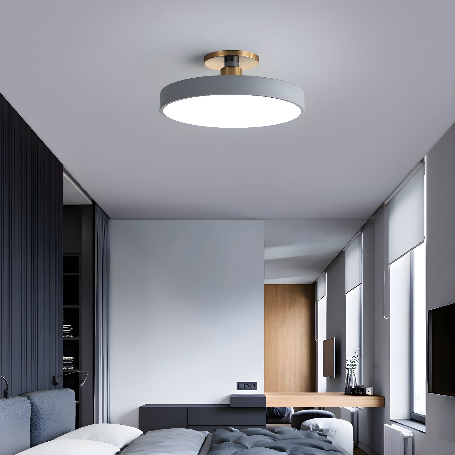 Ylamala rund loftlampe