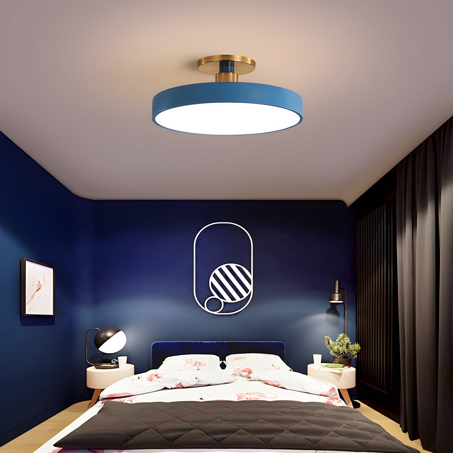 Ylamala rund loftlampe