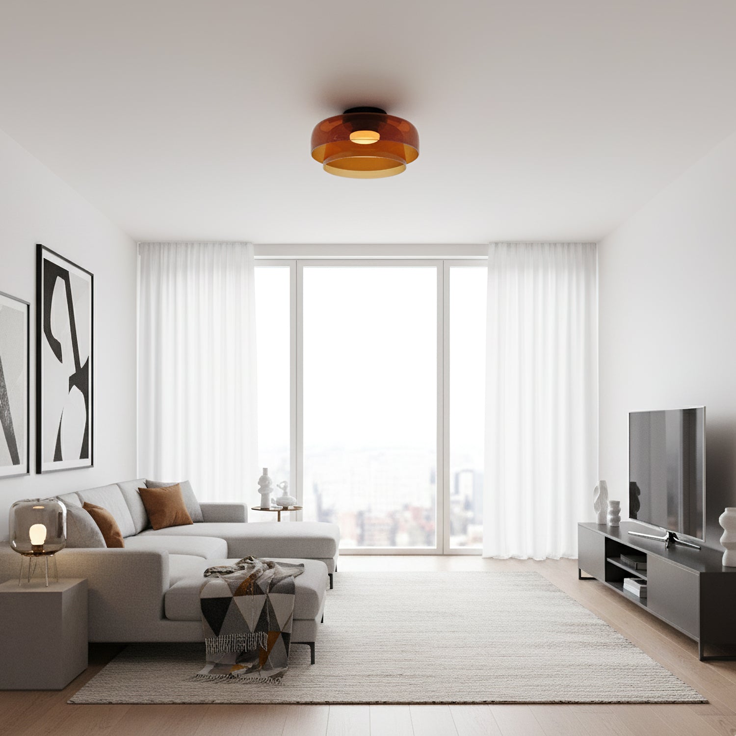 Halele rund loftlampe