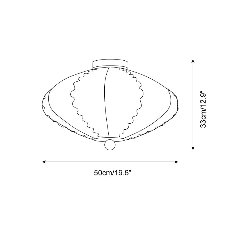 Ylaen rund loftlampe