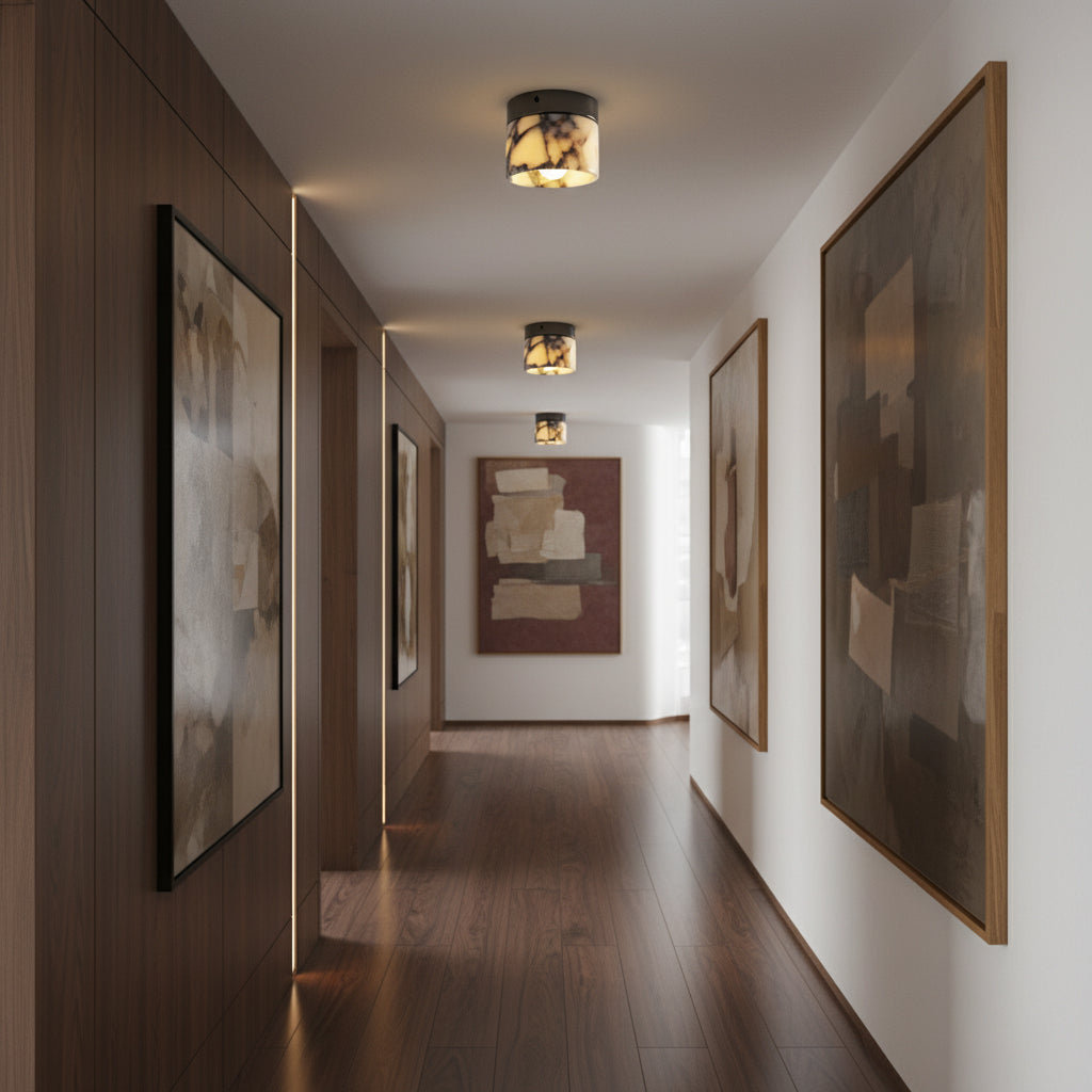 Zelri rund loftlampe