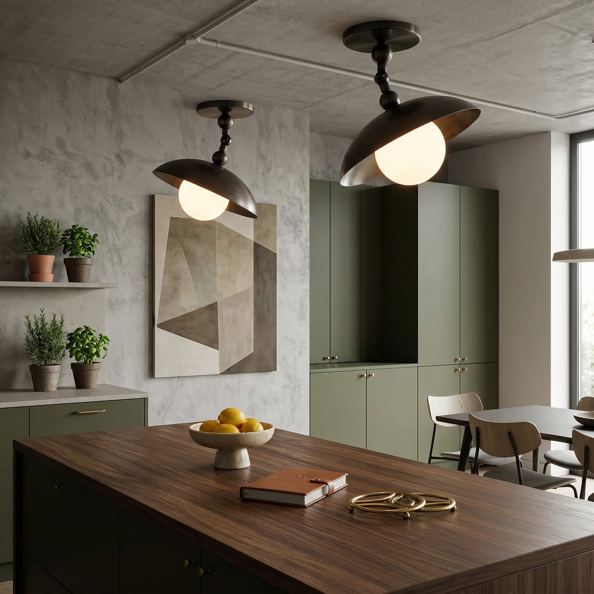 Fenoso rund loftlampe
