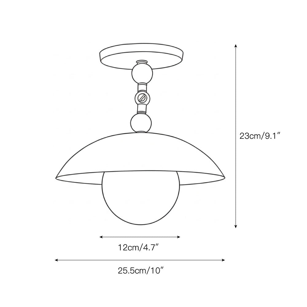 Fenoso rund loftlampe
