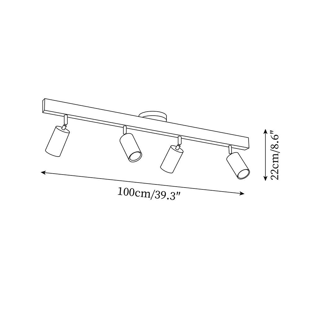 Kiromi lineær loftlampe