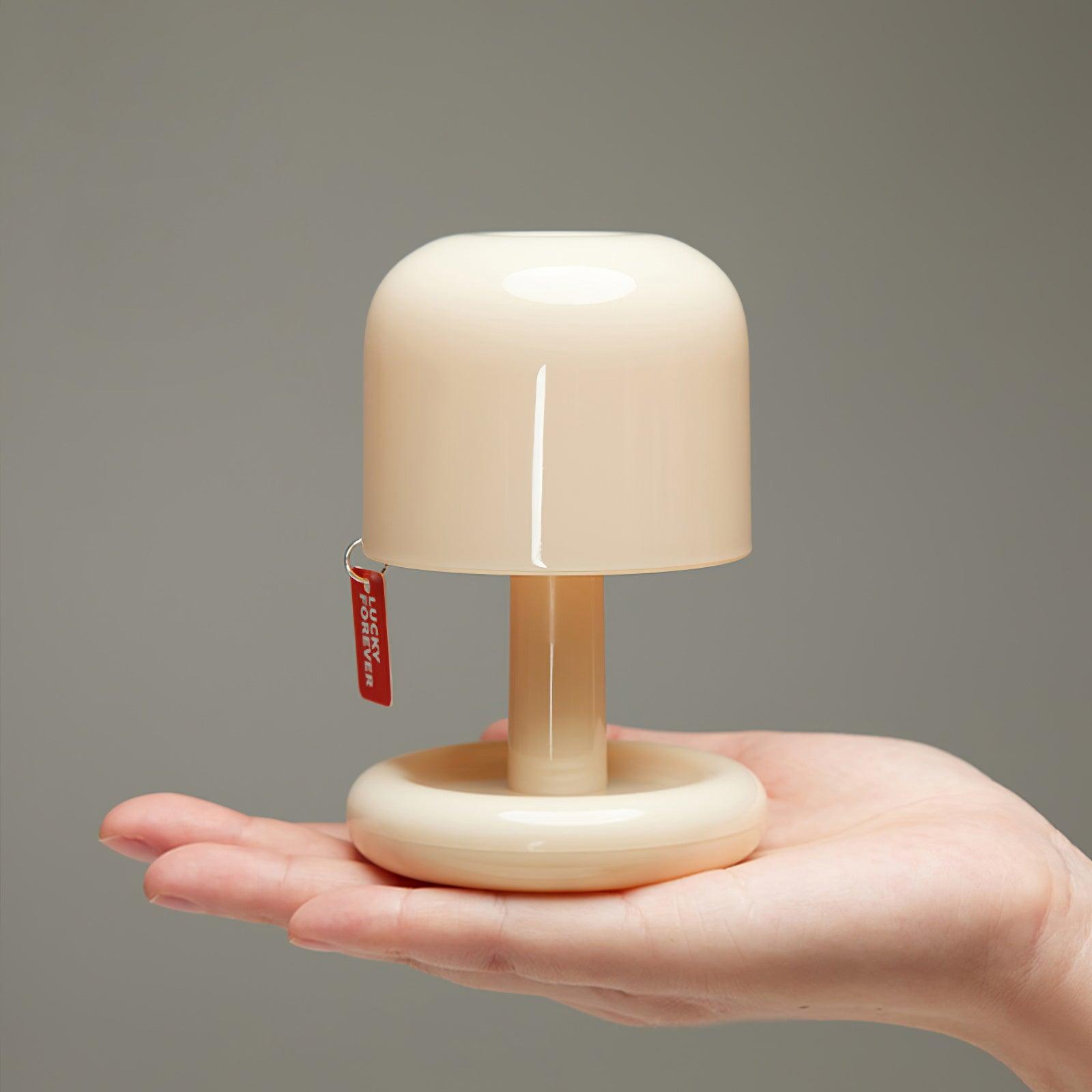 Tavlindal svampeformet bordlampe