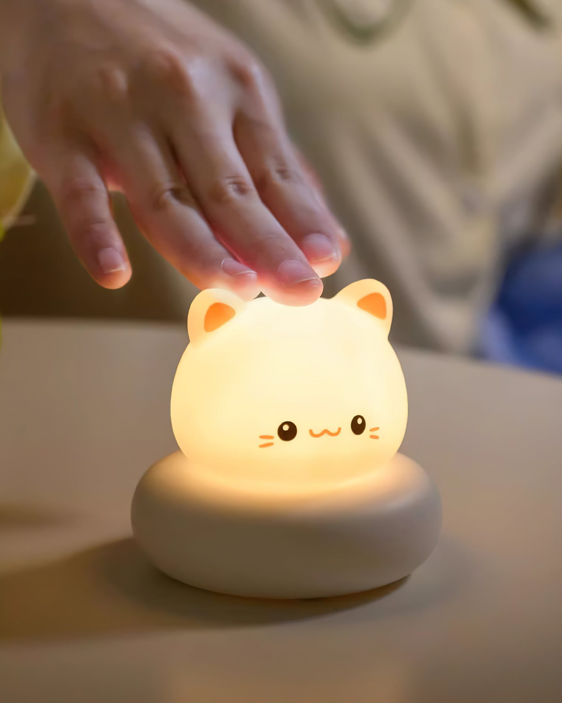 Tavlindal svampeformet bordlampe