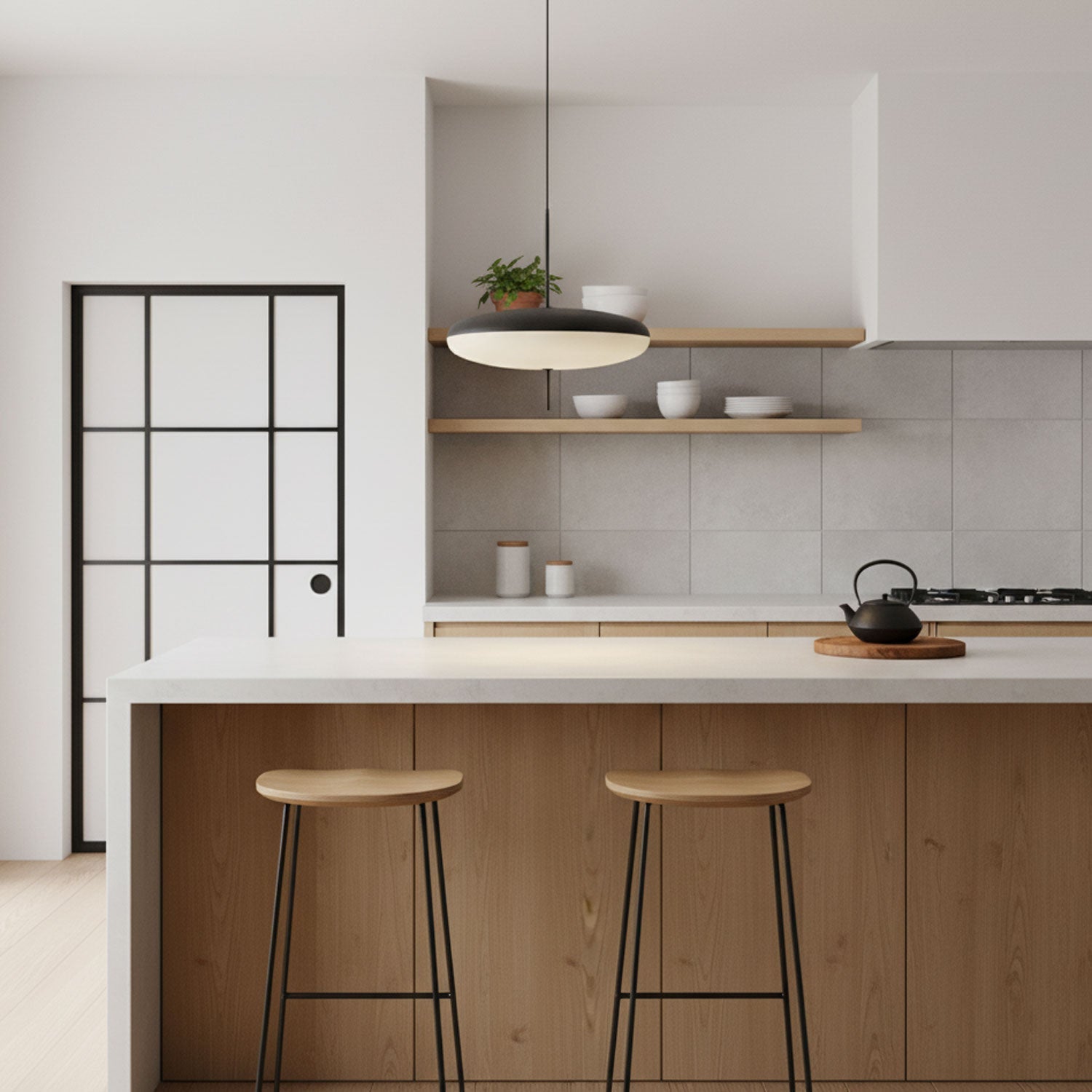Emme minimalistisk pendellampe