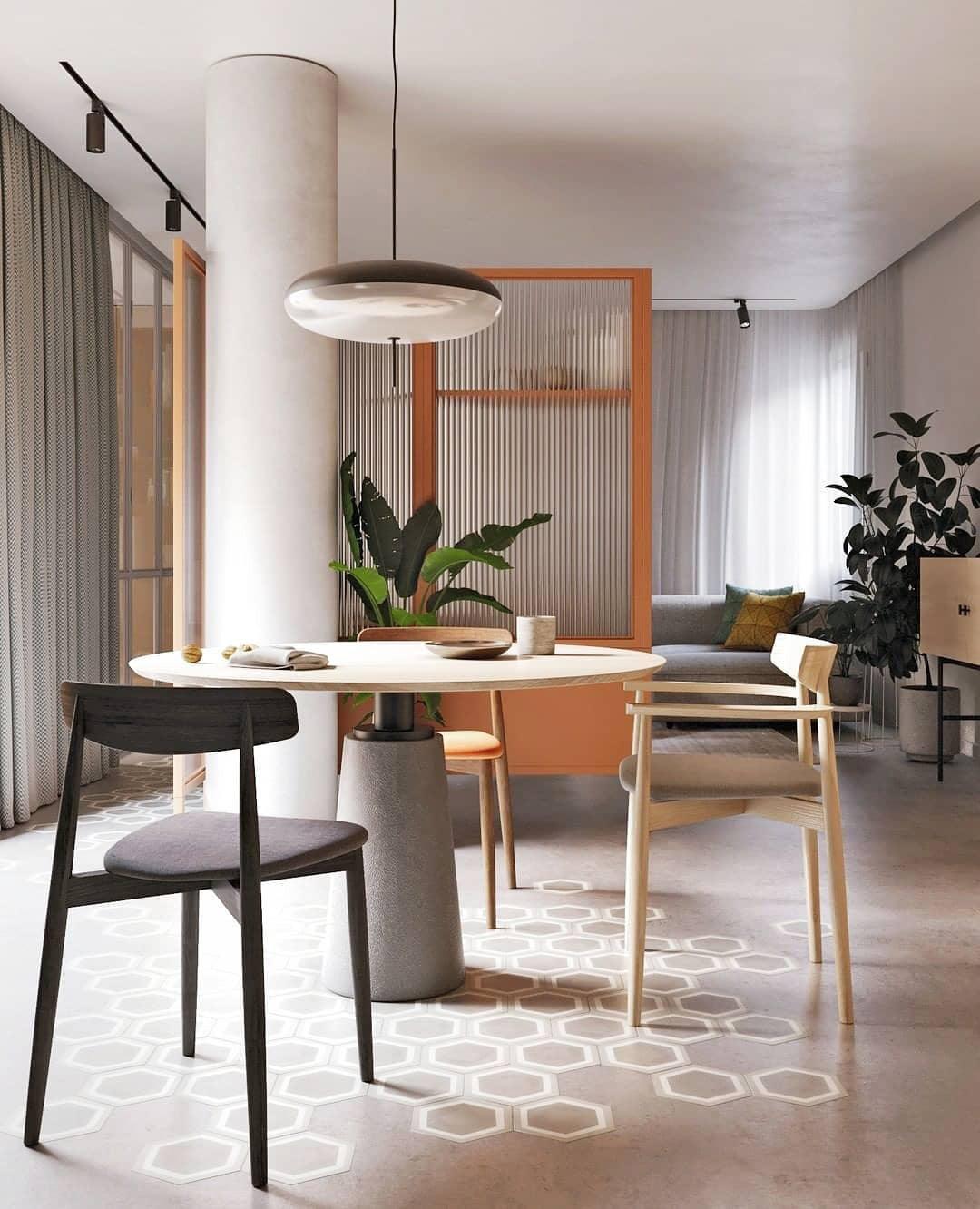 Emme minimalistisk pendellampe