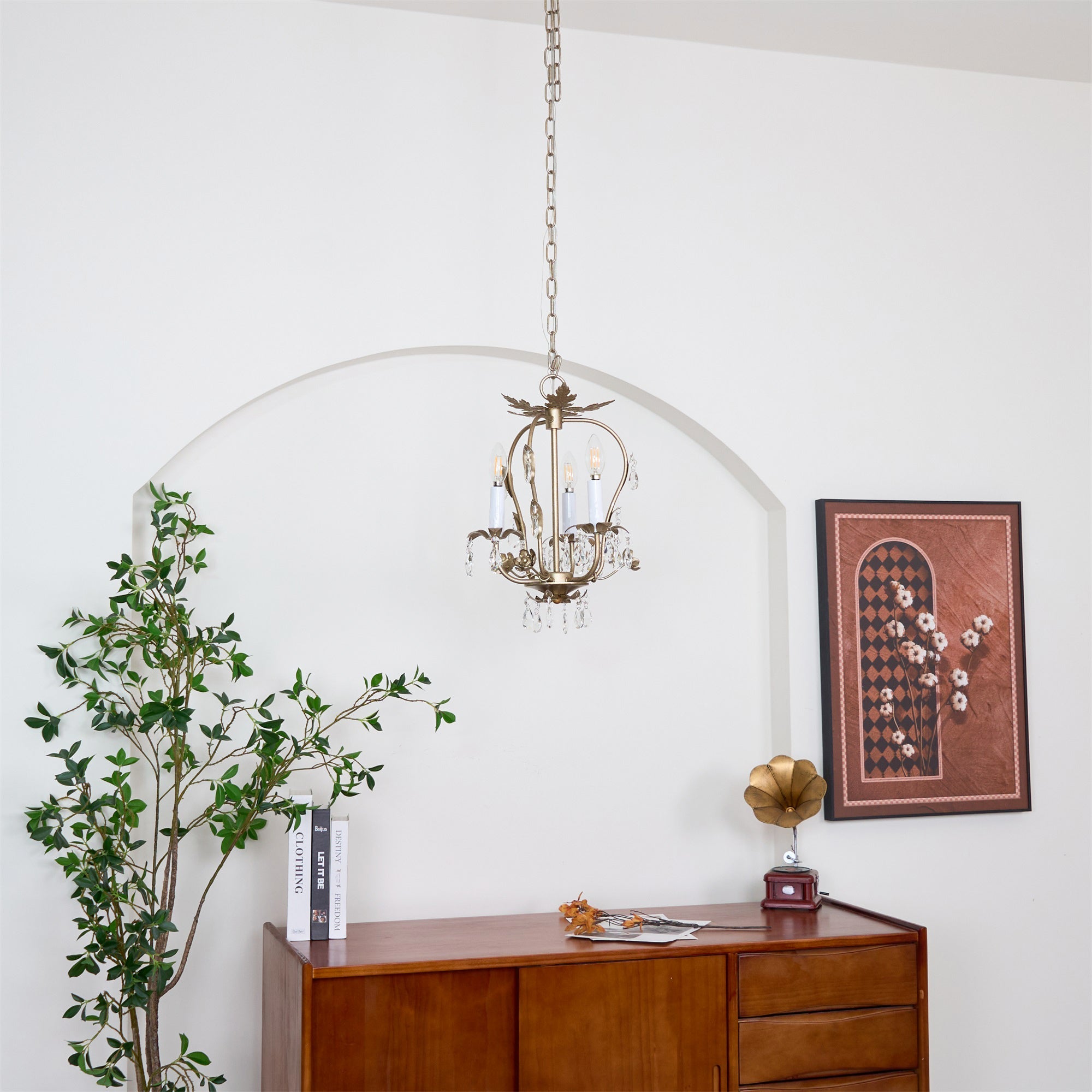 Arraia vintage lysekrone