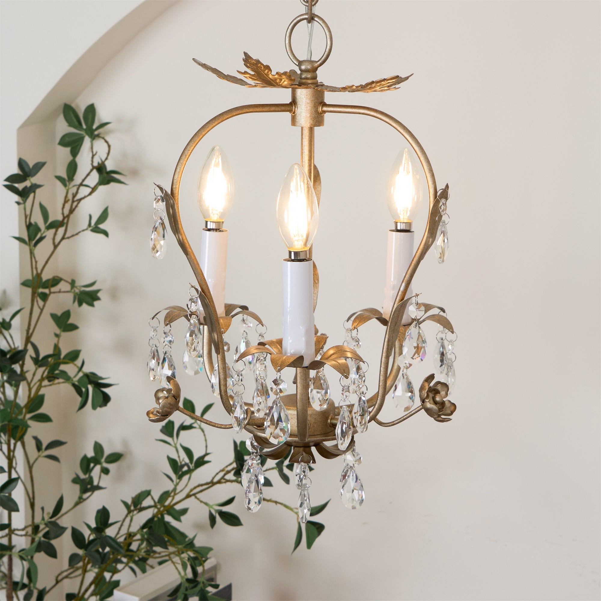 Arraia vintage lysekrone