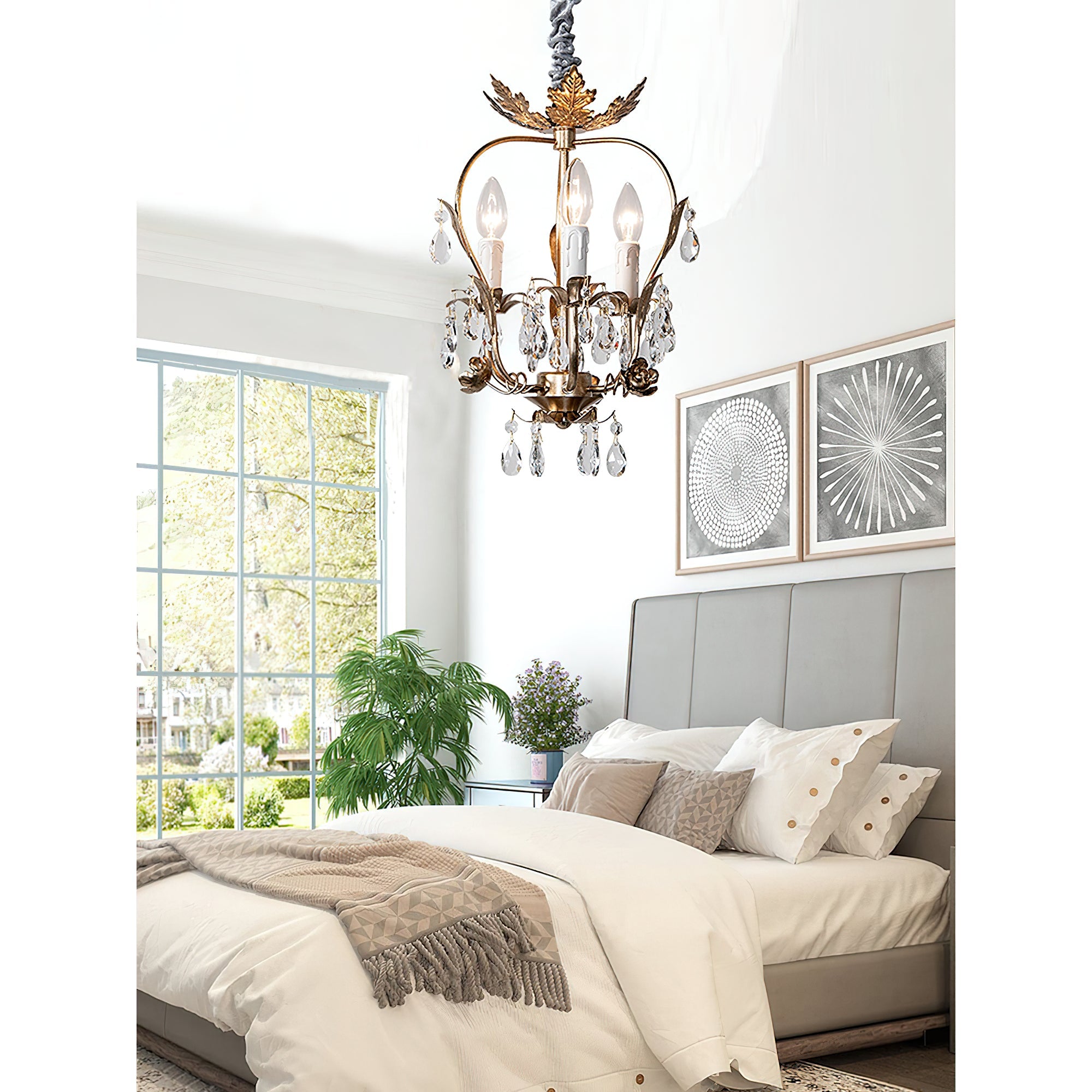 Arraia vintage lysekrone