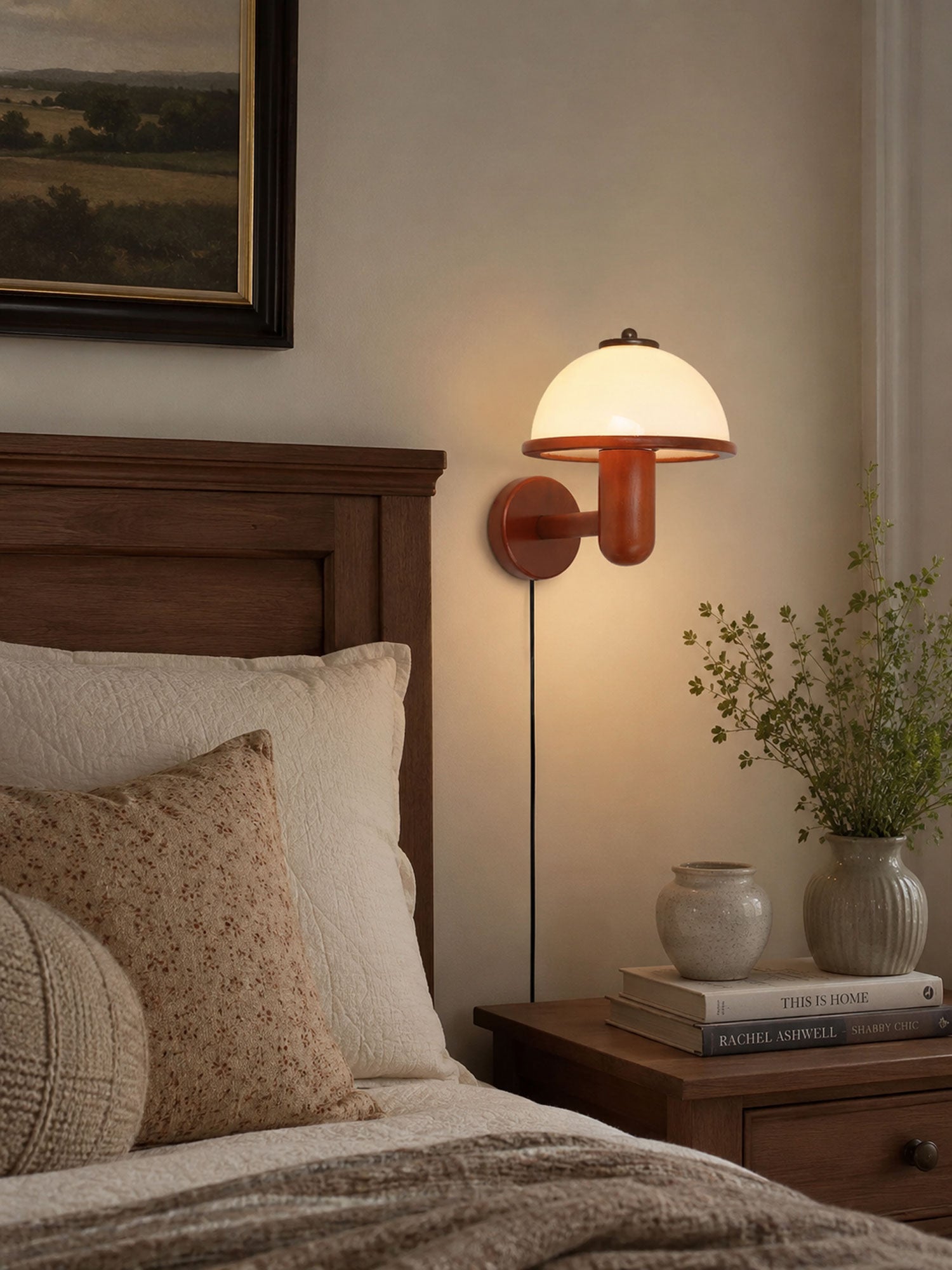 Learra svampeformet væglampe
