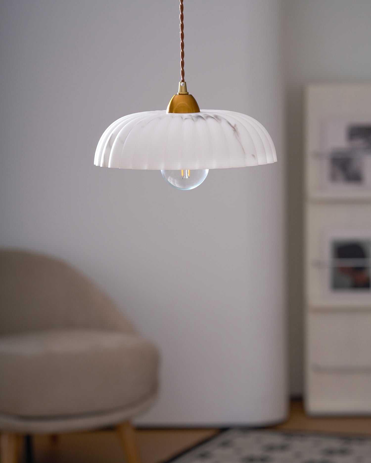 Larsele rund pendellampe