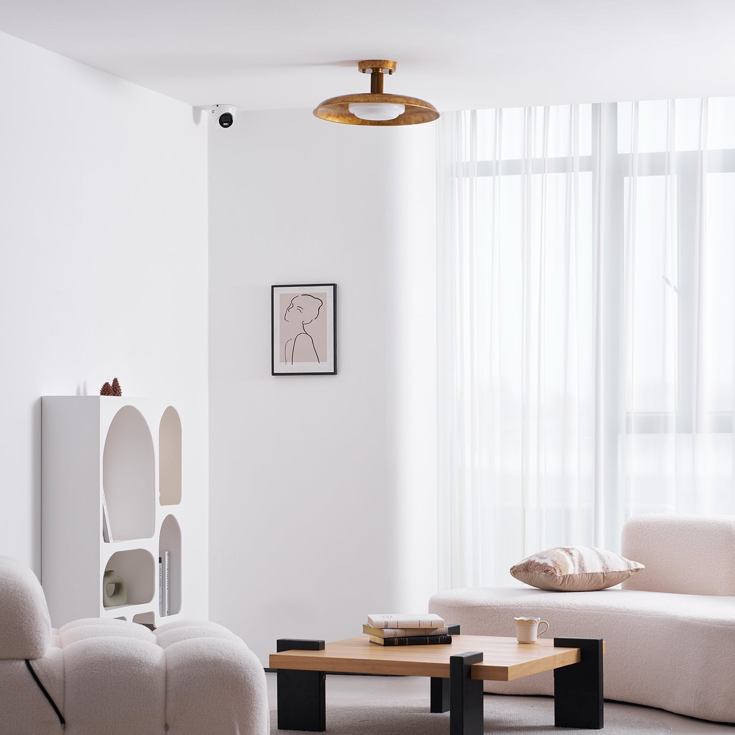 Miksol rund loftlampe