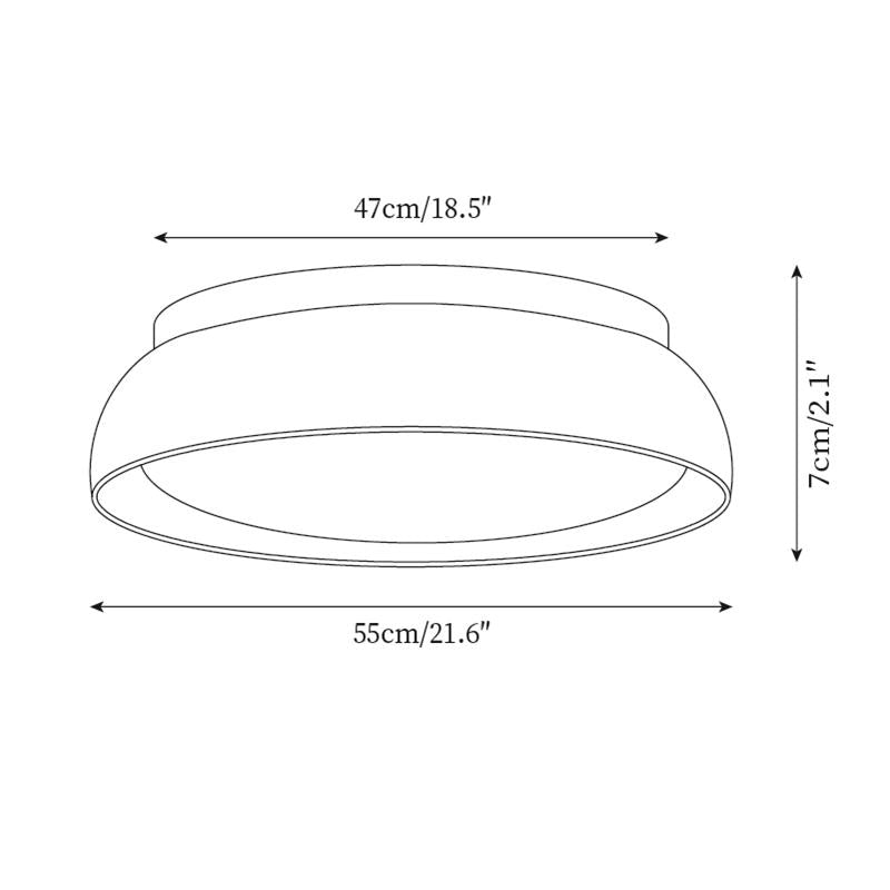 Olaivi rund loftlampe