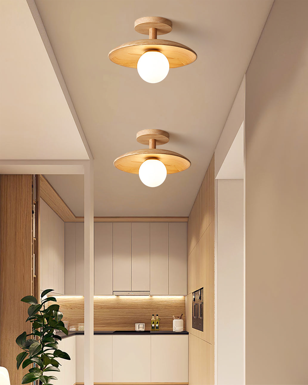 Ilale rund loftlampe