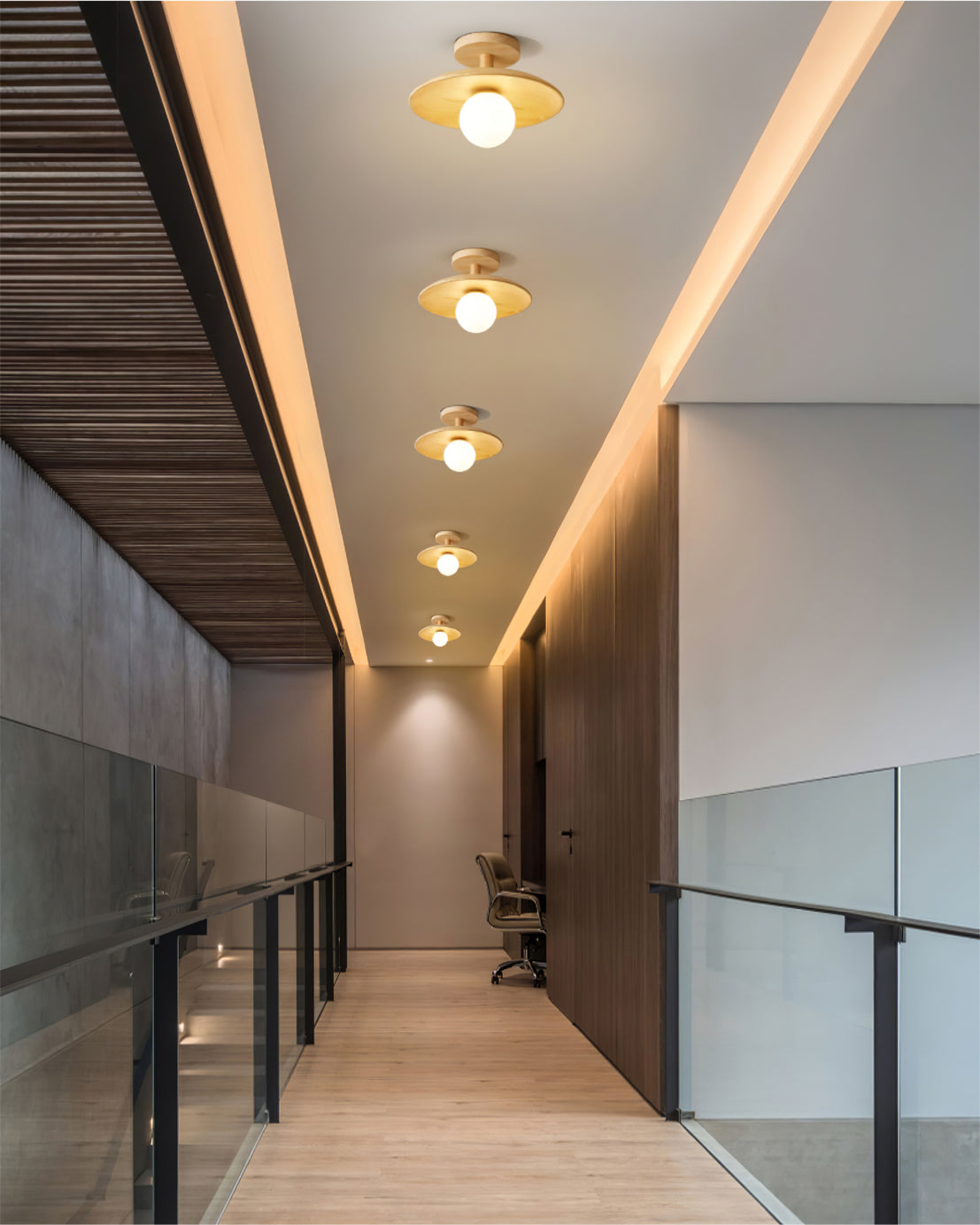 Ilale rund loftlampe