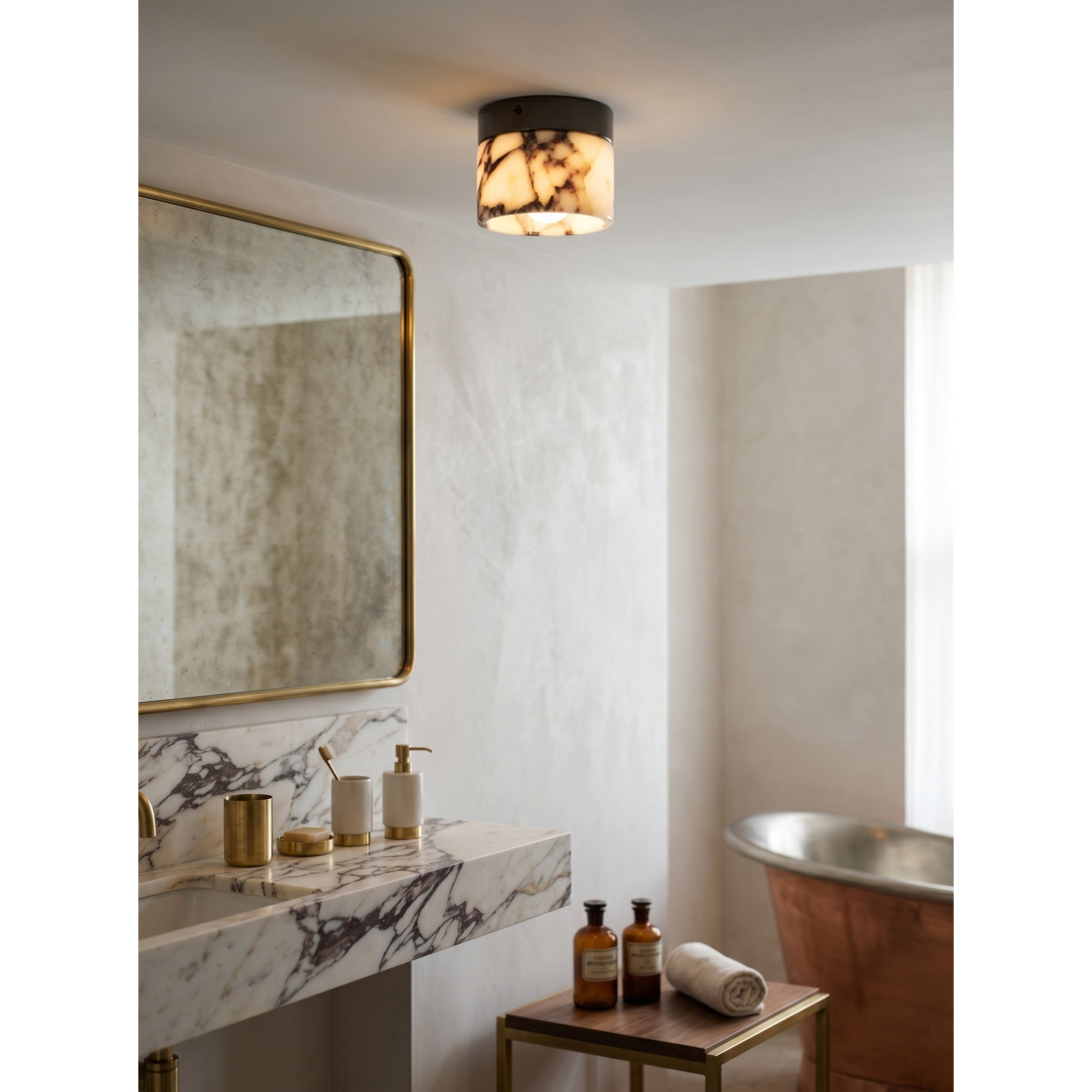 Zelri rund loftlampe