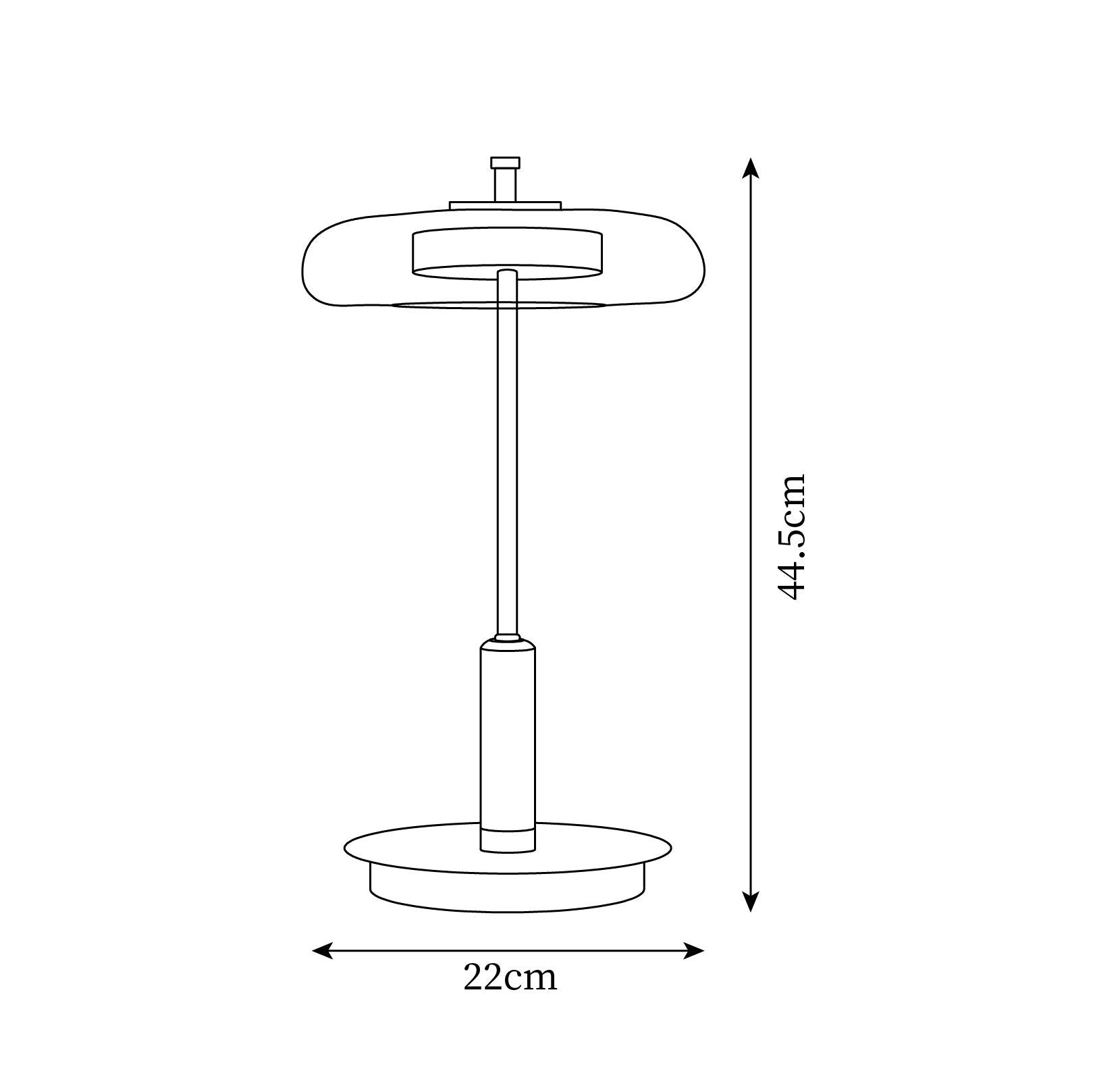 Velli bordlampe