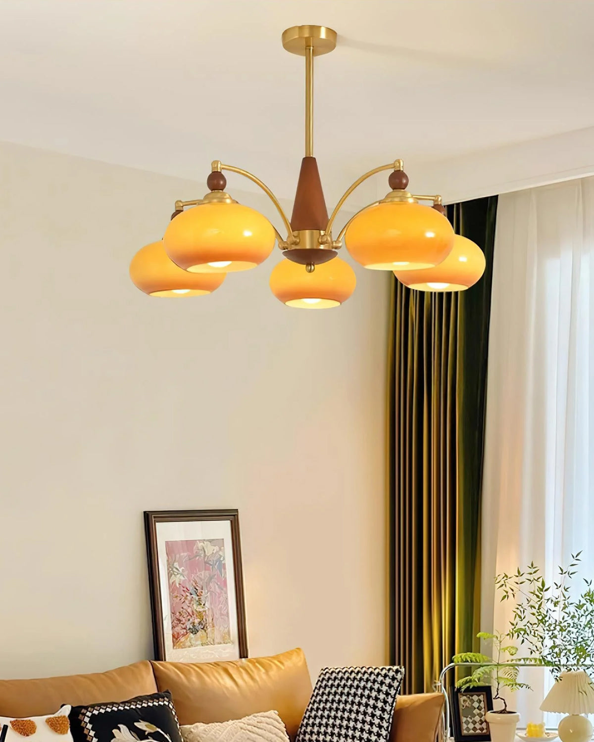 Wenon vintage lysekrone
