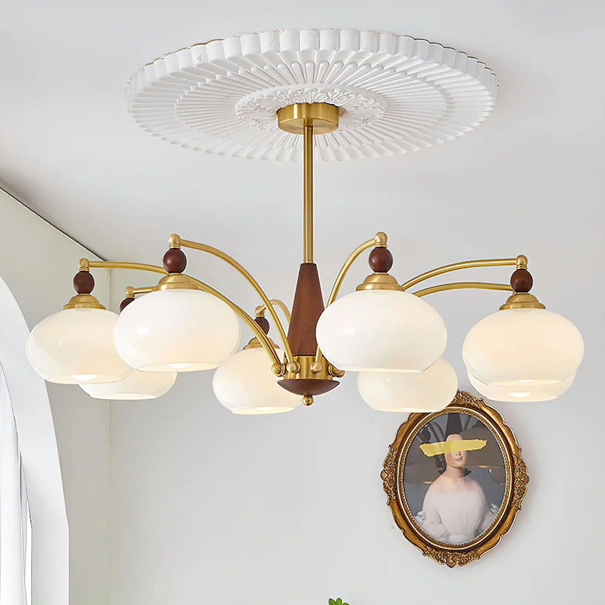 Wenon vintage lysekrone