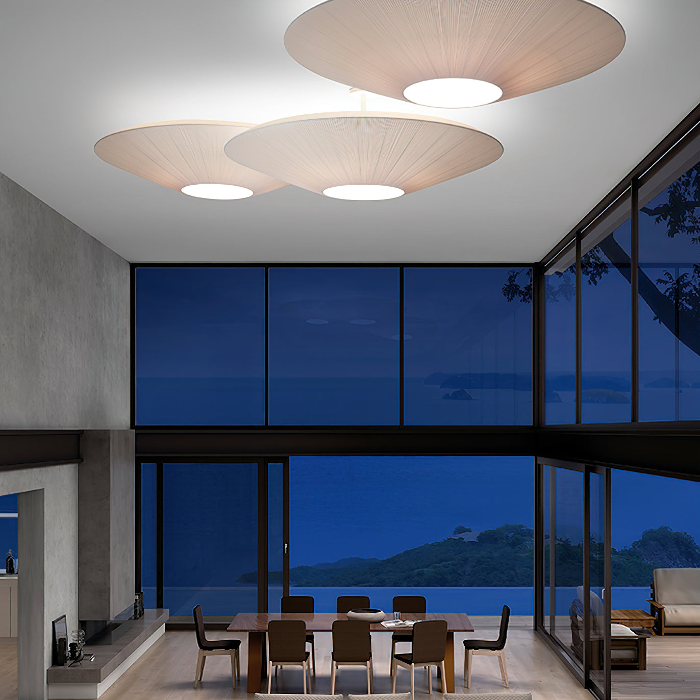 Havne rund loftlampe