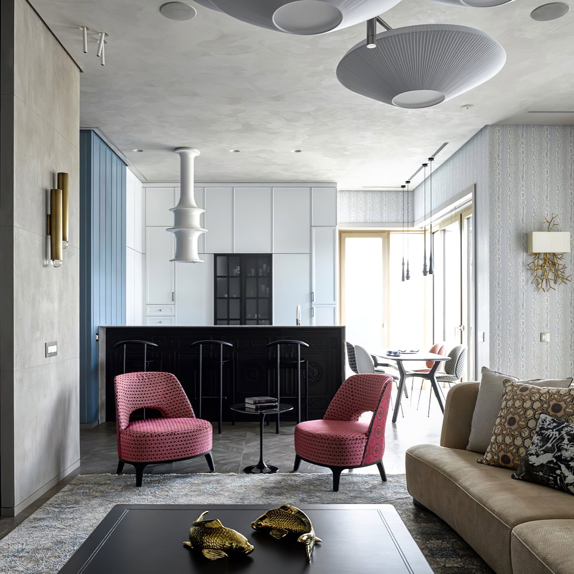 Havne rund loftlampe